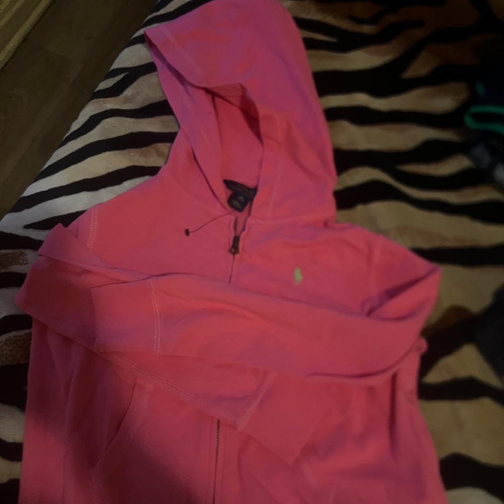 Polo by Ralph Lauren Pink Zip-Up Hoodie